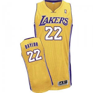 Jersey or de NBA Elgin Baylor authentiques hommes - Adidas Los Angeles Lakers & 22 Accueil