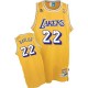 Maillot or NBA Elgin Baylor Throwback authentique masculin - Mitchell et Ness Los Angeles Lakers & 22