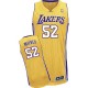Jersey or de NBA Jamaal Wilkes authentiques hommes - Adidas Los Angeles Lakers & maison 52