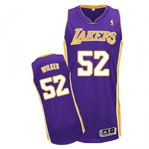 Jersey violet de NBA Jamaal Wilkes authentiques hommes - Adidas Los Angeles Lakers & Road 52