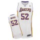Maillot blanc de NBA Jamaal Wilkes authentiques hommes - Adidas Los Angeles Lakers & remplaçant 52
