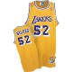 Maillot or Jamaal Wilkes NBA authentique Throwback masculine - Adidas Los Angeles Lakers & 52