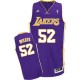 Jersey violet Jamaal Wilkes NBA Swingman masculine - Adidas Los Angeles Lakers & Road 52