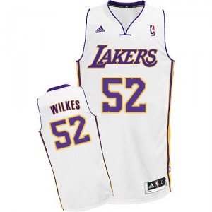 Maillot blanc Jamaal Wilkes NBA Swingman masculine - Adidas Los Angeles Lakers & remplaçant 52