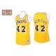 NBA James digne or Jersey Throwback authentique masculin - Mitchell et Ness Los Angeles Lakers & 42