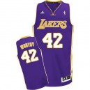 NBA James digne Jersey violet Swingman masculine - Adidas Los Angeles Lakers & route 42