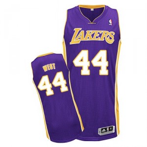Jersey violet Jerry NBA Ouest authentique masculin - Adidas Los Angeles Lakers & route 44