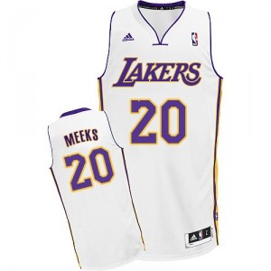 Maillot blanc NBA Swingman de Jodie Meeks masculine - Adidas Los Angeles Lakers & remplaçant 20