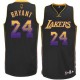Jersey noir de NBA Kobe Bryant authentiques hommes - Adidas Los Angeles Lakers & Vibe 24