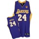 Jersey violet de NBA Kobe Bryant authentiques hommes - Adidas Los Angeles Lakers & 24 route de finale
