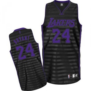 Jersey noir/gris NBA Kobe Bryant authentique masculin - Adidas Los Angeles Lakers & Groove 24