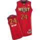 Maillot rouge de NBA Kobe Bryant authentiques hommes - Adidas Los Angeles Lakers & 24 2011 All Star