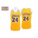 Maillot or NBA Kobe Bryant Throwback authentique masculin - Mitchell et Ness Los Angeles Lakers & 24