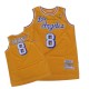 Maillot or NBA Kobe Bryant Throwback authentique masculin - Mitchell et Ness Los Angeles Lakers & 8
