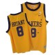 Or/violet Jersey NBA Kobe Bryant Throwback authentique masculin - Mitchell et Ness Los Angeles Lakers & 8