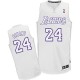 Maillot blanc de NBA Kobe Bryant authentiques hommes - Adidas Los Angeles Lakers & 24 gros couleur Fashion