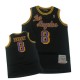 Jersey noir NBA Kobe Bryant Throwback authentique masculin - Mitchell et Ness Los Angeles Lakers & 8