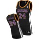 Jersey noir de NBA Kobe Bryant authentiques femmes - Adidas Los Angeles Lakers & 24