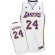 Maillot blanc NBA Kobe Bryant Swingman masculine - Adidas Los Angeles Lakers & remplaçant 24
