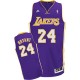 Jersey violet NBA Kobe Bryant Swingman masculine - Adidas Los Angeles Lakers & Road 24