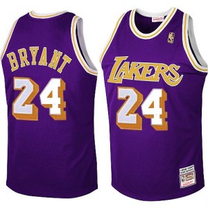 Jersey violet NBA Kobe Bryant Swingman Throwback masculine - Mitchell et Ness Los Angeles Lakers & 24