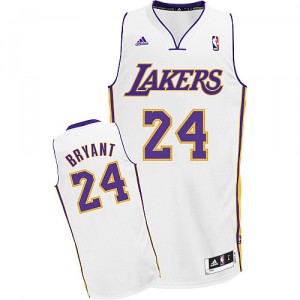 Jeunesse de NBA Kobe Bryant Swingman maillot blanc - Adidas Los Angeles Lakers & remplaçant 24