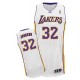 Maillot blanc authentique masculin NBA Magic Johnson - Adidas Los Angeles Lakers & remplaçant 32