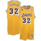 NBA Magic Johnson Throwback authentique jeunesse maillot or - Adidas Los Angeles Lakers & 32