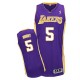 Jersey violet de Robert Horry NBA authentiques hommes - Adidas Los Angeles Lakers & Road 5