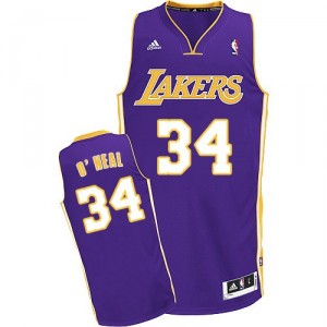 Jersey violet Shaquille o ' Neal NBA Swingman masculine - Adidas Los Angeles Lakers & route 34