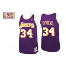 Jersey violet NBA Shaquille o ' Neal Throwback authentique masculin - Mitchell et Ness Los Angeles Lakers & 34
