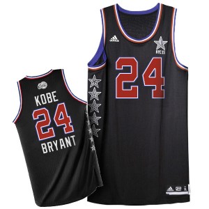NYC All-Star 2015 NBA Conférence Ouest 24 Kobe Bryant Noir Maillot