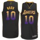 Jersey noir de NBA Steve Nash authentiques hommes - Adidas Los Angeles Lakers & 10 Vibe