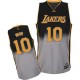 Jersey noir/gris NBA Steve Nash authentique masculin - Adidas Los Angeles Lakers & 10 Fadeaway mode
