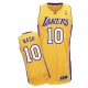 Jersey or de NBA Steve Nash authentiques hommes - Adidas Los Angeles Lakers & 10 Accueil