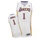 Maillot blanc d’Angelo NBA Russell authentiques hommes - Adidas Los Angeles Lakers 1 suppléant