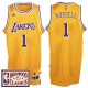 Los Angeles Lakers 2016-17 saison 1 Hardwood Classics Throwback maillot or d’Angelo Russell