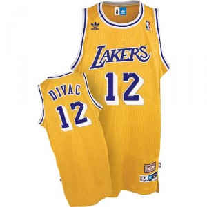 Maillot or NBA Vlade Divac Swingman Throwback masculine - Adidas Los Angeles Lakers & 12