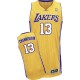 Jersey or de NBA Wilt Chamberlain authentiques hommes - Adidas Los Angeles Lakers & 13 Accueil