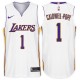 2017-18 saison Kentavious Caldwell-Pope Los Angeles Lakers &1 Association maillot blanc