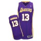Jersey violet de NBA Wilt Chamberlain authentiques hommes - Adidas Los Angeles Lakers & route 13