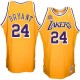 Kobe Bryant Los Angeles Lakers &24 Showtime retour maillot jaune
