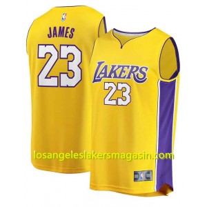 Los Angeles Lakers Lebron James uniformes d'or 17-18