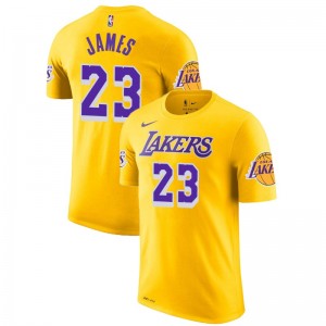Tee shirt Los Angeles Lakers Homme LeBron James ^ 23 Icon