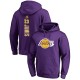 Lakers de Los Angeles Homme LeBron James ^ 23 Backer Pullover Purple Hoodie