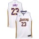 Jeunes Lakers de Los Angeles LeBron James ^ 23 Association White Jersey