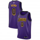 Lakers de Los Angeles Homme Kyle Kuzma ^ 0 City Purple Jersey