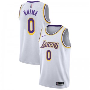 Lakers de Los Angeles Homme Kyle Kuzma ^ 0 Association White Jersey