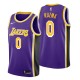 Hommes Los Angeles Lakers ^ 0 Kyle Kuzma Déclaration Purple Swingman Jersey