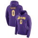 Los Angeles Lakers Homme Kyle Kuzma ^ 0 Essential Pullover Purple Hoodie